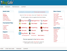 Tablet Screenshot of bugcafe.net